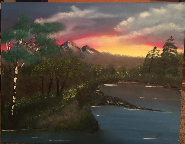 #26 Sunrise Over The Lake.